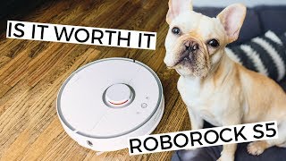 Roborock S5 Robotic Vacuum Cleaner  Unboxing  Demo  Honest Review [upl. by Yklam]