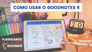 Como usar o Goodnotes 6  Dicas e truques  Resumos no ipad [upl. by Vivian]