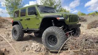 1000 Jeep Wrangler 16 Scale by Axial SCX6 [upl. by Marwin]