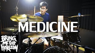 medicine  Bring Me The Horizon  Drum cover  บีมเอง [upl. by Florencia357]