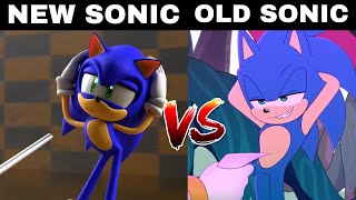 Zero Two Dodging meme  New Sonic VS Old Sonic [upl. by Etteb245]