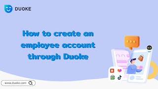 How to Create Employee Accounts on Duoke [upl. by Aneleh]