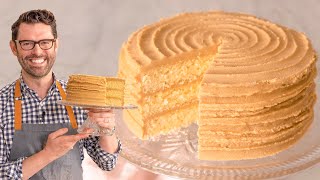 Amazing Caramel Cake Recipe [upl. by Sissie]