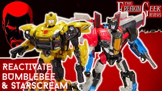 Reactivate BUMBLEBEE amp STARSCREAM EmGos Transformers Reviews N Stuff [upl. by Notsirt]