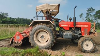 Swaraj 855 FE Working In Rotavator  Swaraj Tractor video  Rafik tractor wala [upl. by Oran]