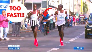 INSANE Marathon PACER Couldnt KEEP UP Eliud Kipchoge [upl. by Doerrer]