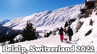 Belalp SwitzerlandWinter 2022 [upl. by Buderus]