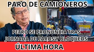 🔴CAMIONEROS DICEN QUE EL PARO SERA A NIVEL NACIONAL [upl. by Yelsha]