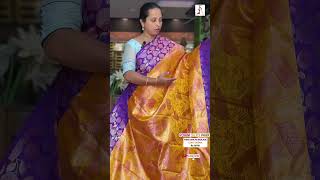 pure kanchi brocade saree  leafy design [upl. by Gnart]