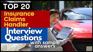 Insurance Claims Handler Interview Questions And Answers for 2024 [upl. by Sorkin]