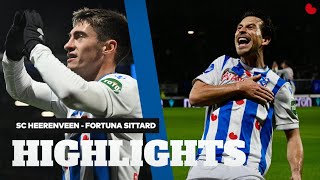 👊 𝟑 𝐠𝐨𝐚𝐥𝐬 🔛 𝟑 𝐩𝐮𝐧𝐭𝐞𝐧  HIGHLIGHTS sc Heerenveen  Fortuna Sittard [upl. by Teddie]