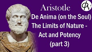 Aristotle De Anima Actuality and Potentiality pt 3 [upl. by Latsyrd411]