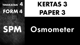 Paper  Kertas 3  Bab 3  Osmometer Bilingual  DwiBahasa [upl. by Turnheim284]