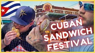 11th Annual Cuban Sandwich Festival in Ybor City [upl. by Aed4]