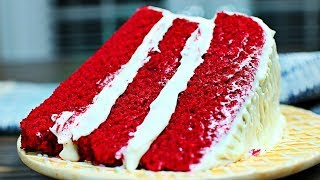 THE BEST RED VELVET LAYER CAKE RECIPE How to make red velvet layer cake from scratch [upl. by Snowber181]