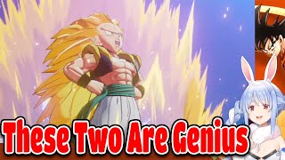 Pekora Funny Reactions To Gotenks Super Saiyan Three Cutscene In Dragon Ball Z Kakarot【ENG SUB】 [upl. by Euqinot]