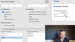 Cronbach’s Alpha on Jamovi Calculating Interpreting and Reporting [upl. by Orthman]