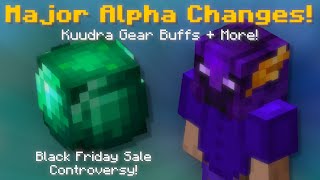 Big Alpha Changes Kuudra Armor Buffs Black Friday Sale Controversy Hypixel Skyblock News [upl. by Potter]