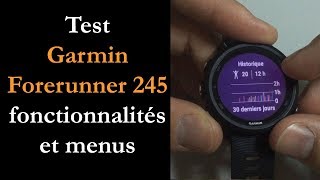 Test Garmin Forerunner 245  245 Music  montre GPS running parfaite [upl. by Fulvia]