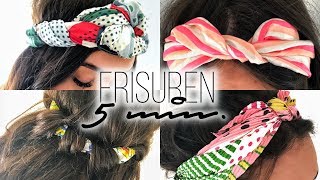 Einfache und schnelle Frisuren die jeder kann I Turban Haarband [upl. by Raddi]