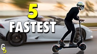 Top 5 Fastest Electric Scooters In The World You Can Buy [upl. by Parke]