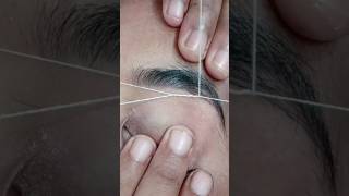 threading eyebrows tutorialnewvediishors [upl. by Bordy206]