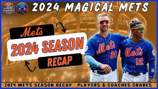 Mets 2024 Season Review Assessing Players amp Coaches Grades  New York Mets News [upl. by Ilak]