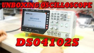 UNBOXING OSCILLOSCOPE  DSO4102S [upl. by Neyuh222]