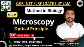 MCQ  Microscopy  Method in Biology [upl. by Elrae]