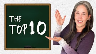 English Words – The Top 10 – Pronunciation Guide – Learn English American English [upl. by Nnazus431]