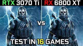 RTX 3070 Ti vs RX 6800 XT  Test in 16 Games  1440p amp 2160p  How Big Is The Difference  2023 [upl. by Urbannai]