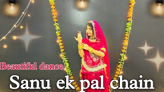 Sanu ek pal chain  rajputi dance  new Rajasthani dance [upl. by Rebba]