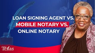 Mobile Notary vs Traditional Notary vs Loan Signing Agent Notary Specialties [upl. by Danit]