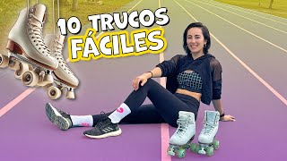 10 TRUCOS FÁCILES para PRINCIPIANTES en PATINES 🛼 [upl. by Livvyy]