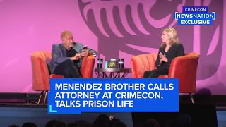 Menendez brother calls attorney at CrimeCon talks prison life  NewsNation [upl. by Vershen]