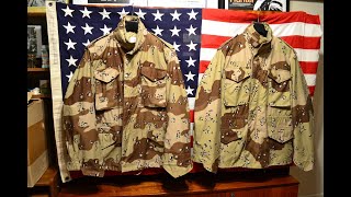 Two original M65 jackets in a 6color camo from 1990 [upl. by Yelrah]