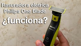 Rasuradora eléctrica Philips OneBlade ¿funciona [upl. by Guidotti]