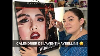 CALENDRIER DE LAVENT 2018 quot MAYBELLINE NEW YORK quot [upl. by Nosreh]