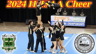 2024 HHSAA Cheer Comp  McKinley High School 4K [upl. by Kermie]