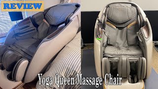 Alfine 2024 4D Yoga Queen Massage Chair Review  Great choice 2024 [upl. by Alliuqahs]