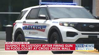 1 in custody after shot fired at Cross Creek Mall [upl. by Meyers]