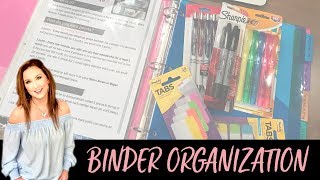 Binder Organization amp Setup How to Get Organized FAST [upl. by Settle34]