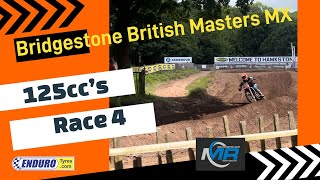 Bridgestone British Masters MX 2024 Round 3 Hawkstone Park 125cc Race 4 [upl. by Stevana]