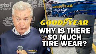 Goodyear Director of Racing Addresses Media After EXTREME Tire Wear in 2024 Food City 500 [upl. by Hymen884]