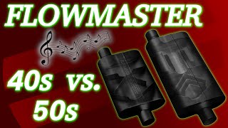 FlowMaster 40 vs 50 delta flow on a Fox Body Mustang [upl. by Woodson]