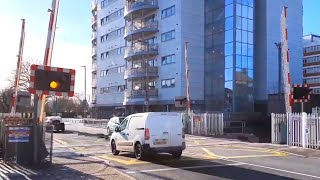 Cosham Level Crossing Hampshire [upl. by Iblok]