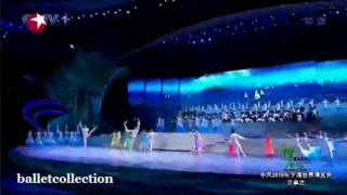 Ballet Performance TAN Yuan Yuan Shanghai World Expo 2010 Opening Ceremony [upl. by Naro18]