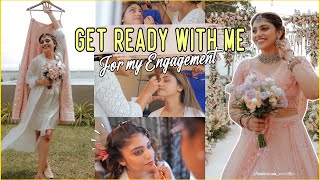 💄GRWM for My Engagement 💍 Saranya Nandakumar [upl. by Bannerman]