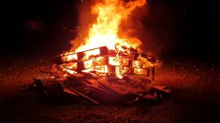 Halloween Bonfire in Manor Kilbride 2022  Kilbride GAA Pitch [upl. by Stoller994]