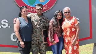 Palauan Marine at Camp Blaz becomes first to achieve the rank of Master Gunnery Sergeant [upl. by Kennie]